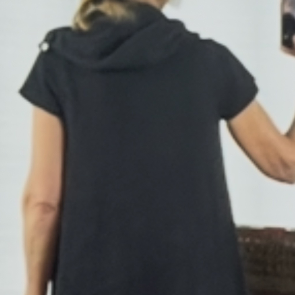 Diesel fashion Black knit  long vest